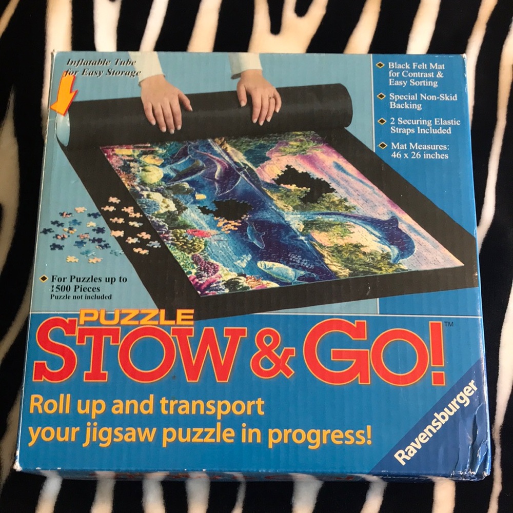 Puzzle Stow and Go! For puzzles up to 1500 Pieces 46”X26”